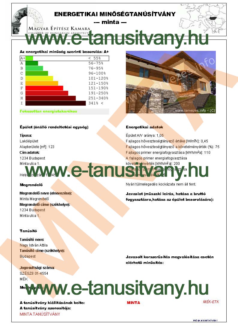 Energetikai Tanstvny minta - www.e-tanusitvany.hu